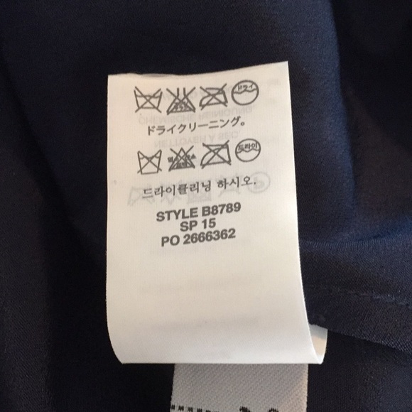 {J Crew} Size 4, Navy Laser Cut Sheath Dress - Picture 7 of 7